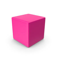 Smooth Cube Pink PNG & PSD Images