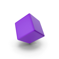 Purple Cube PNG & PSD Images