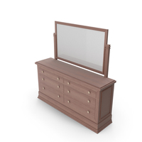 F.L. Wright Dresser PNG & PSD Images