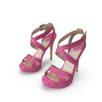 Crocodile Sandals Pink PNG & PSD Images