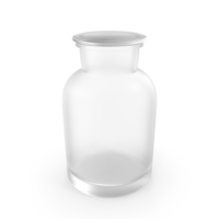 John Lewis Frosted Glass Bottle Medium PNG & PSD Images