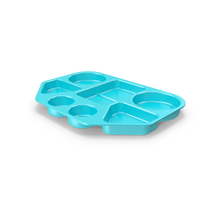 Lunch Food Tray Blue PNG & PSD Images