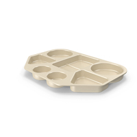 Lunch Food Tray 02 Brown PNG & PSD Images