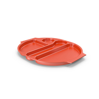 Lunch Food Tray 04 Red PNG & PSD Images