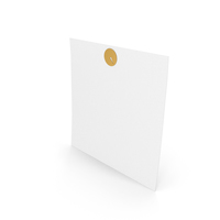 White Sticky Note With Thumbtack PNG & PSD Images
