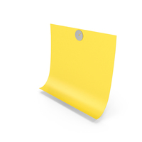 Sticky Note With Thumbtack PNG & PSD Images