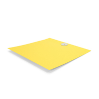 Sticky Note With Thumbtack PNG & PSD Images