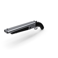 Double Barrel Shotgun Black Steel PNG & PSD Images