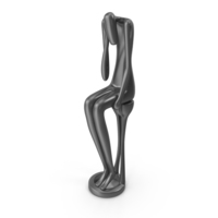 Modern Ceramic Statue 01 PNG & PSD Images