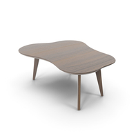 Risom Amoeba Coffee Table PNG & PSD Images
