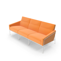Series 3300 Textile Three Seat Sofa PNG & PSD Images