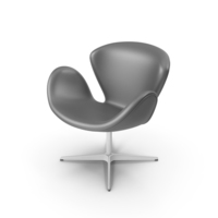 Swan Leather Chair PNG & PSD Images
