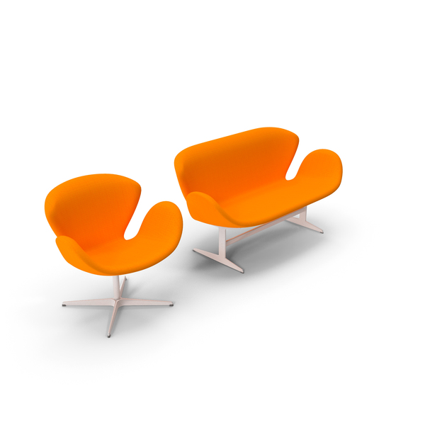 Swan Seat & Sofa PNG & PSD Images