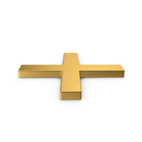 Gold Symbol X Mark PNG & PSD Images