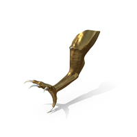 Golden Dragon Leg Claw PNG & PSD Images