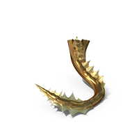 Golden Dragon Tail PNG & PSD Images