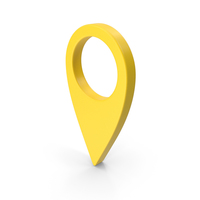 Map Location Sign Yellow PNG & PSD Images