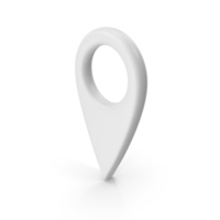 Map Pin White PNG & PSD Images