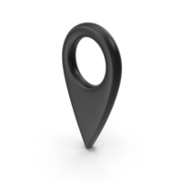 Map Pin Black PNG & PSD Images