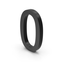 Number 0 Black PNG & PSD Images