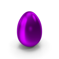 Egg Purple Metallic PNG & PSD Images