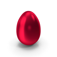 Egg Red Metallic PNG & PSD Images
