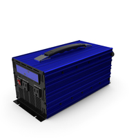 Power Inverter Blue PNG & PSD Images