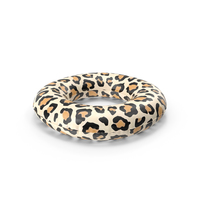 Pool Tube with Leopard Print PNG & PSD Images