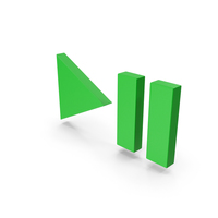 Green Symbol Play Pause Button PNG & PSD Images