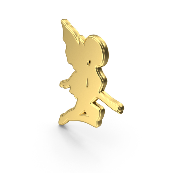 Golden Fairy Symbol Icon PNG & PSD Images