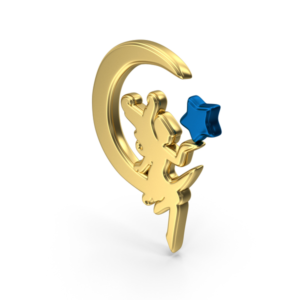 Golden Fairy Symbol Icon PNG & PSD Images