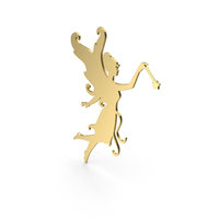 Golden Fairy Symbol Icon PNG & PSD Images