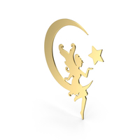 Golden Fairy Symbol PNG & PSD Images