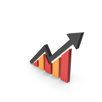 Symbol Graph Red Orange PNG & PSD Images