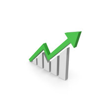 Symbol Graph Green White PNG & PSD Images