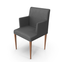 Wooden Chair with Arm PNG & PSD Images