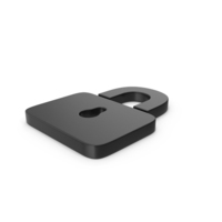 Symbol Padlock Black PNG & PSD Images