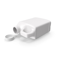 Plastic F Style Bottle 8oz With Smooth Plastic Cap PNG & PSD Images