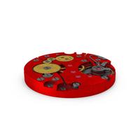 Watch Mechanism Dirty Red PNG & PSD Images
