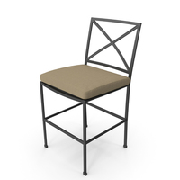 Carmel Barstool Painted Metal PNG & PSD Images