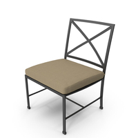 Painted Metal Carmel Side Chair PNG & PSD Images