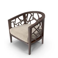 Crate and Barrel - Ankara Chair with Fennel Cushion PNG & PSD Images