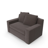 Crate and Barrel - Aris Chair and a Half PNG & PSD Images