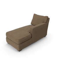 Crate And Barrel Axis Right Arm Sectional Chaise PNG & PSD Images