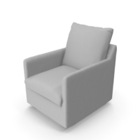 Crate and Barrel - Catalina Lounge Chair with Casters PNG & PSD Images