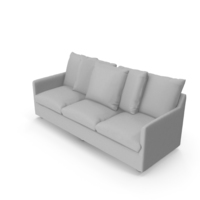 Crate and Barrel - Catalina Sofa with Casters PNG & PSD Images