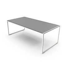 Crate and Barrel - Dune Coffee Table with Glass PNG & PSD Images