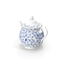 Flora Tea Pot PNG & PSD Images
