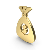 Dollar Money Bag徽标符号图标PNG和PSD图像