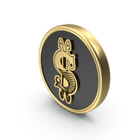 Dollar symbol style Logo Coin PNG & PSD Images
